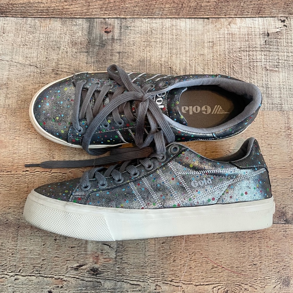 Gola Classics Orchid II Shimmer Dot Sneaker - Charcoal